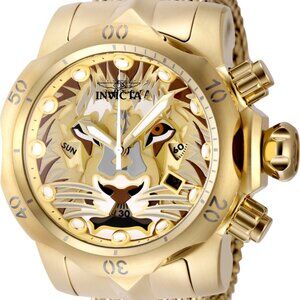 Invicta Men's 53.7mm LION Venom Quartz Swiss Ronda Z60 Mesh Bracelet 100m Watch
